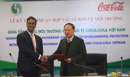 Tổng cục Môi trường và Coca - Cola Việt Nam ký kết hợp tác về môi trường
